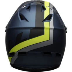 Casque Bell Sanction Bleu/Jaune Fluo -Vélo Pièces Magasin casque bell sanction bleu jaune fluo 5
