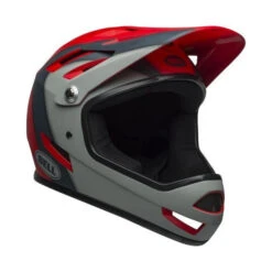 Casque Bell Sanction Rouge/Gris
