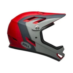 Casque Bell Sanction Rouge/Gris -Vélo Pièces Magasin casque bell sanction rouge gris 3