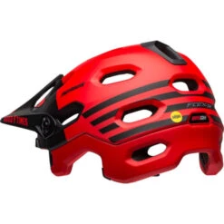 Casque Bell Super DH MIPS Rouge/Noir FastHouse -Vélo Pièces Magasin casque bell super dh mips rouge noir fasthouse 2
