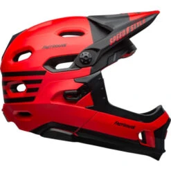 Casque Bell Super DH MIPS Rouge/Noir FastHouse -Vélo Pièces Magasin casque bell super dh mips rouge noir fasthouse 3