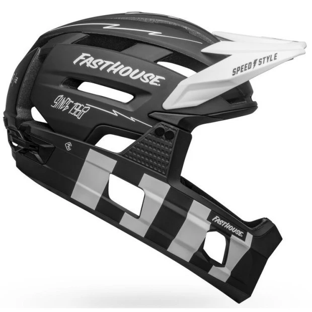 Casque Intégral Bell Super Air R MIPS Noir/Blanc FastHouse 4 Casque Intégral Bell Super Air R MIPS Noir/Blanc FastHouse – Image 2