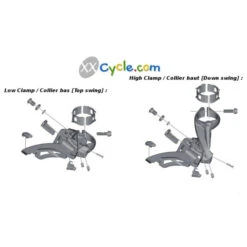 Dérailleur Avant Shimano Deore XT FD-M8000-H - Side Swing -Vélo Pièces Magasin derailleur avant shimano deore xt fd m8000 h side swing 2