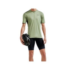 Maillot Homme Craft Ofroad Core - Vert / Noir -Vélo Pièces Magasin maillot homme craft ofroad core vert noir 3