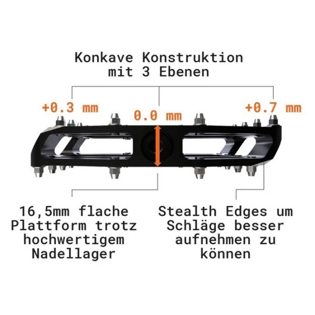 Pédales Plates Tatze MC-Air Axe Titane 5 Pédales Plates Tatze MC-Air Axe Titane – Image 3
